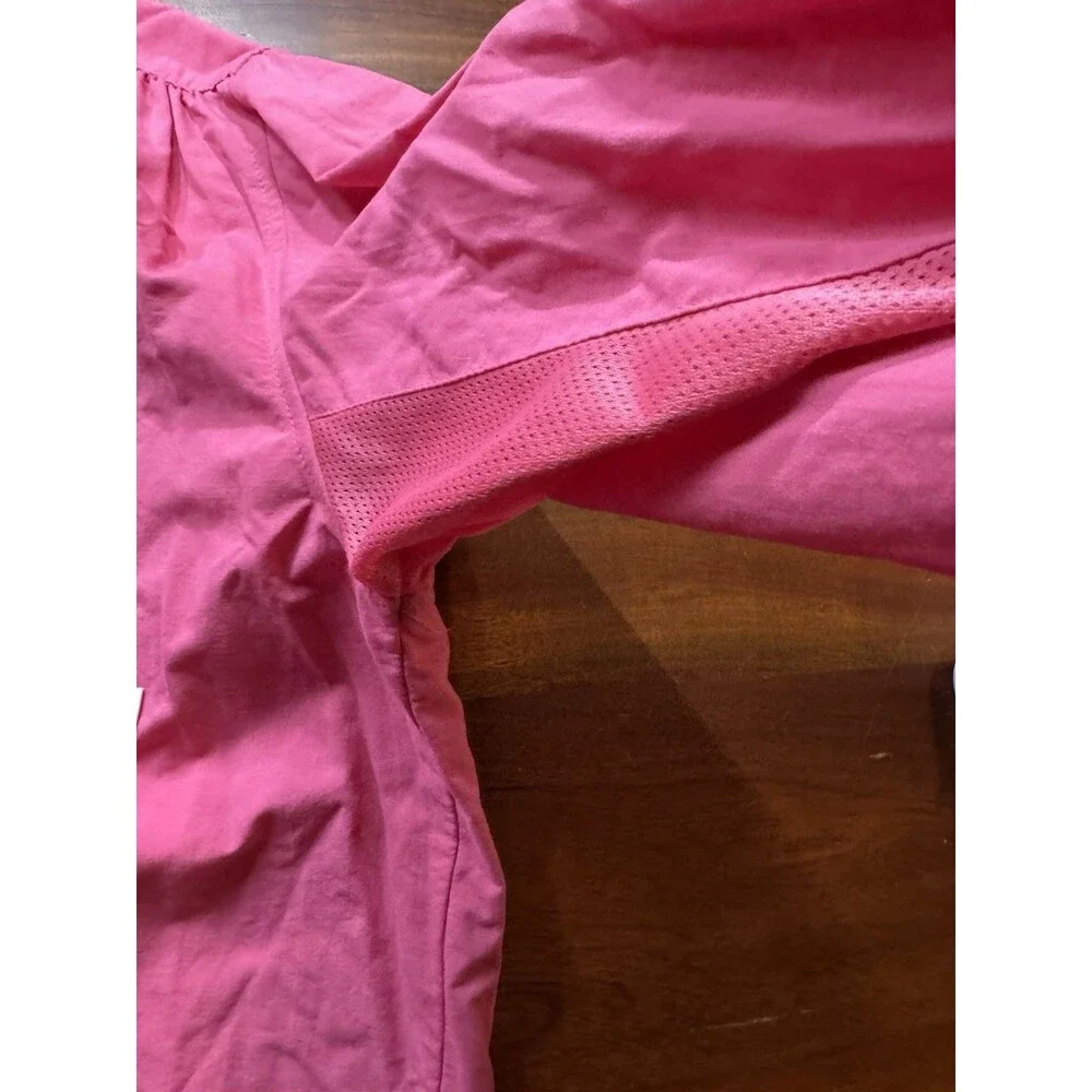 Solumbra Women S Pink Long Sleeve Sun Shirt Button Up Hiking Travel Vent